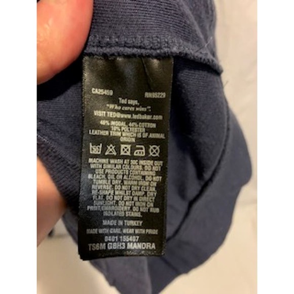 Ted Baker  Grayish Purple  Size 4 Quarter Zip Pullover Mens - Picture 7 of 7